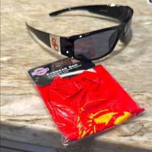 USC Trojans Chrome Wrap Sunglasses and Bag